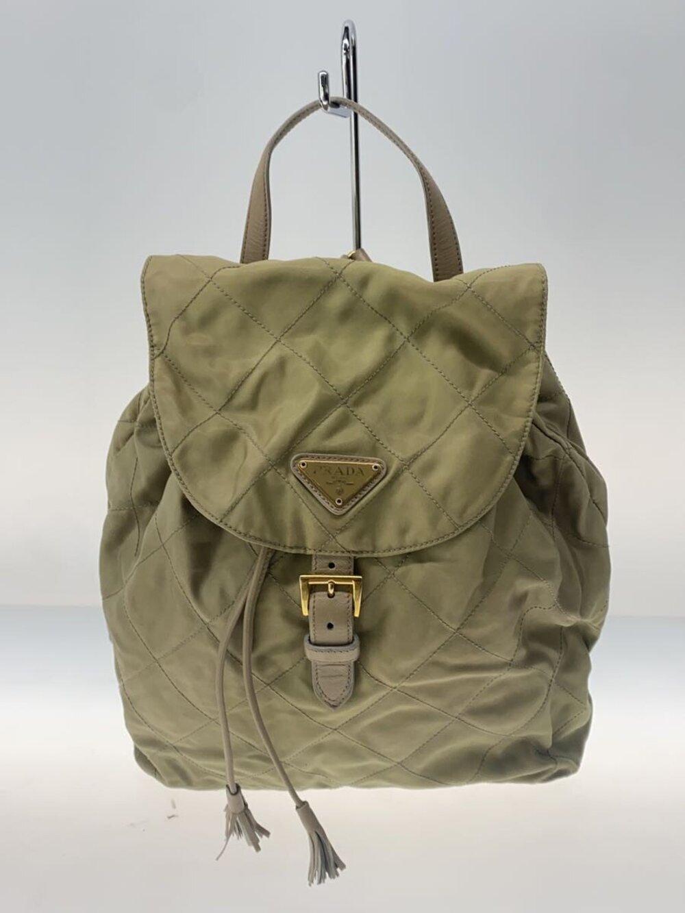 Prada Vela Tessuto Backpack Green